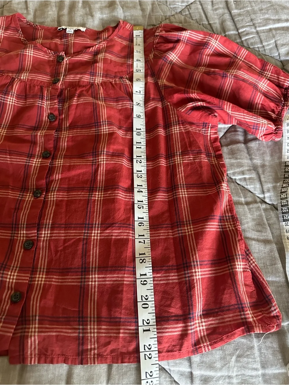 Madewell Prose Shirt in plaid Size M